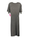 Polo Ralph Lauren Size S Gray Lyocell blend Heathered Knot Waist Midi Dress Gray / S