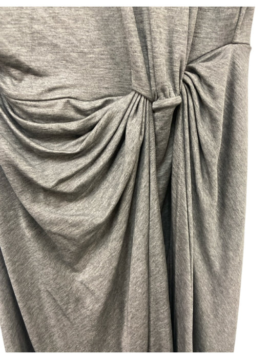 Polo Ralph Lauren Size S Gray Lyocell blend Heathered Knot Waist Midi Dress Gray / S