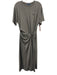 Polo Ralph Lauren Size S Gray Lyocell blend Heathered Knot Waist Midi Dress Gray / S