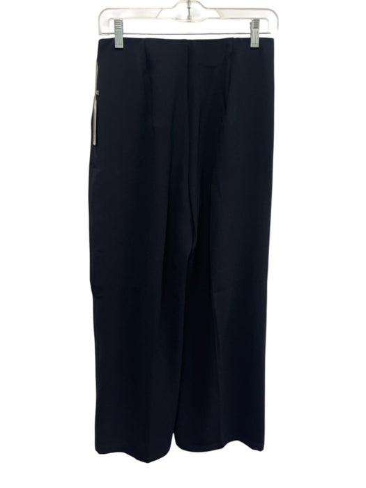 Brochu Walker Size S Black Polyester Side Zip Mid Rise Wide Leg Pants Black / S