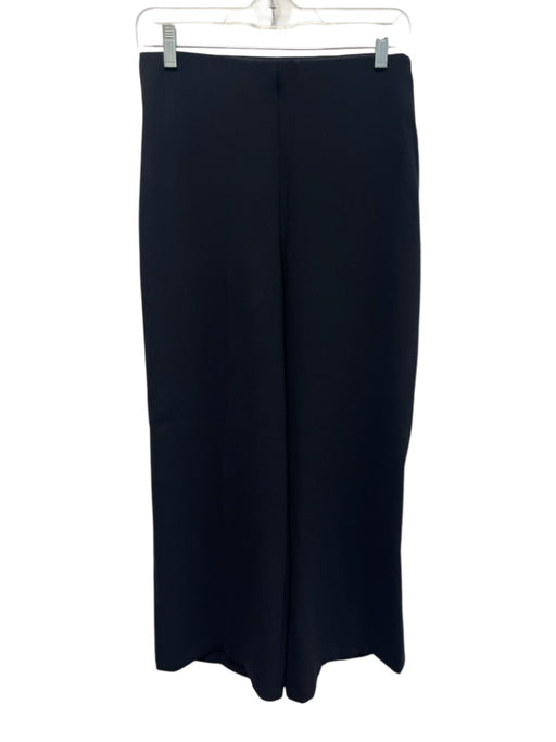 Brochu Walker Size S Black Polyester Side Zip Mid Rise Wide Leg Pants Black / S