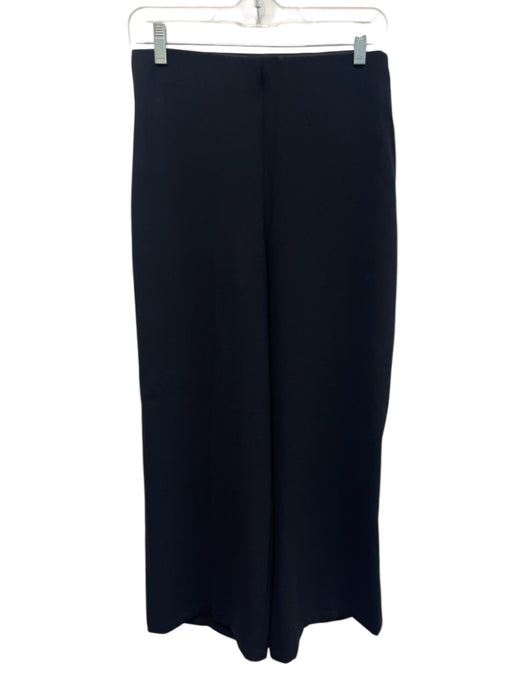 Brochu Walker Size S Black Polyester Side Zip Mid Rise Wide Leg Pants Black / S