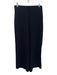 Brochu Walker Size S Black Polyester Side Zip Mid Rise Wide Leg Pants Black / S