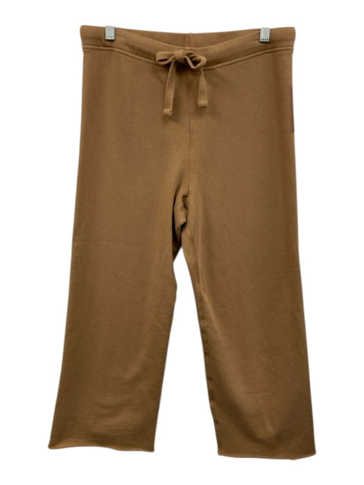 Frank & Eileen Size XS Tan Brown Cotton Raw Edge Drawstring Sweatpants Tan Brown / XS