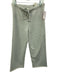 Frank & Eileen Size XS Light Gray Cotton Raw Edge Heathered Crop Sweatpants Light Gray / XS