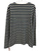 Saint James L'Atelier Size L Navy blue & Cream Cotton Stripe Long Sleeve Top Navy blue & Cream / L
