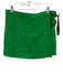 J. Crew Size 6 Green Linen Wrap Tie Mini Skirt Green / 6