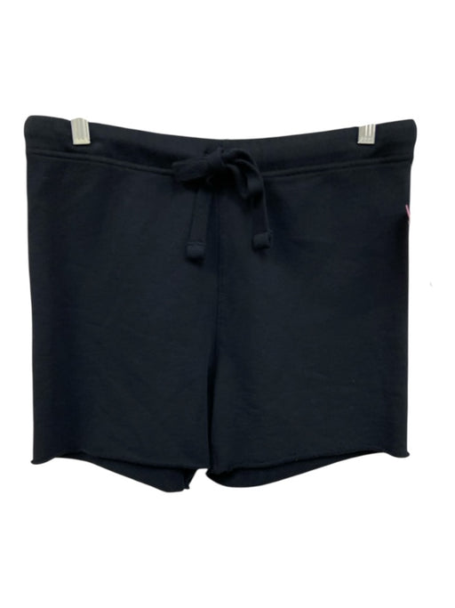 Frank & Eileen Size S Blue Black Cotton Drawstring Cut Off Sweat Shorts Blue Black / S
