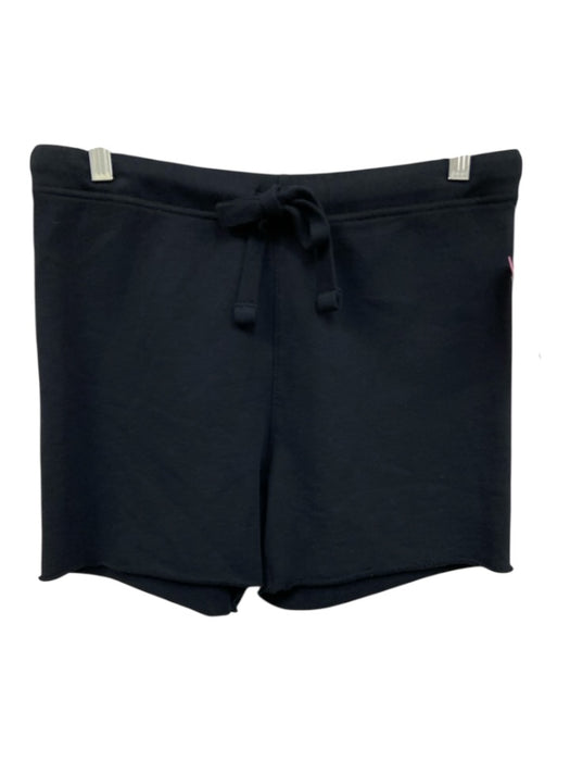 Frank & Eileen Size S Blue Black Cotton Drawstring Cut Off Sweat Shorts Blue Black / S