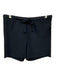 Frank & Eileen Size S Blue Black Cotton Drawstring Cut Off Sweat Shorts Blue Black / S