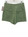 Veronica Beard Size 6 Green & Cream Rayon Blend Tweed High Rise Pockets Shorts Green & Cream / 6