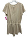 Olivaceous Size M Beige Tie Waist short sleeve Romper Beige / M