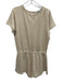 Olivaceous Size M Beige Tie Waist short sleeve Romper Beige / M