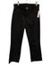 Joe's Size 27 Black Cotton Blend Raw Hem High Rise Cropped Bootcut Jeans Black / 27