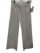 Kut From The Kloth Size 0 White Cotton Blend Raw Hem High Rise Crop Jeans White / 0