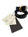 TWP Midnight blue Leather Gold Tone Hardware Buckle Belts Midnight blue / 85