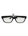 Gucci Black, Green, Red Acetate Web Stripe Square Glasses Black, Green, Red