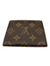 Louis Vuitton Brown & Tan Leather Monogram Envelope Cardholder Wallets Brown & Tan