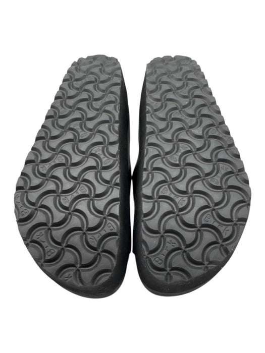 Papillio Birkenstock Shoe Size 38 Black Leather Foam Double Buckle Slide Sandals Black / 38
