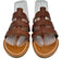 K Jacques Shoe Size 39 Brown Leather fisherman Slide Sandals Brown / 39