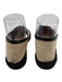 J. Crew Shoe Size 8 Beige & Black Textile Woven Espadrille Flats Beige & Black / 8