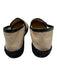 J. Crew Shoe Size 7.5 Beige & Black Textile Woven Espadrille Flats Beige & Black / 7.5