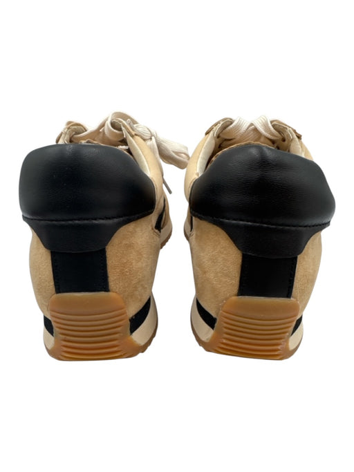 Dolce Vita Shoe Size 8.5 Beige, Black, Tan Synthetic Leather trim Sneakers Beige, Black, Tan / 8.5