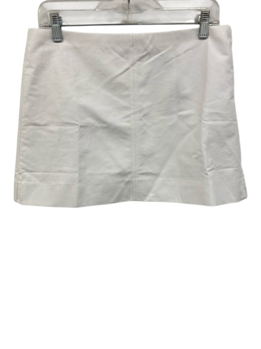 J. Crew Size 6 White Cotton Blend Skort A Line Mini Skirt White / 6