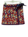 Hunter Bell Size 6 red, blue, beige Cotton Twill Floral Wrap Above Knee Skirt red, blue, beige / 6