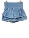 The Bubble Size S Blue & White Polyester Blend Built in Shorts Stripe Mini Skirt Blue & White / S
