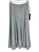 Tuckernuck Size 6 Light Blue Cotton Chambray Paneled Back Zip Maxi Skirt Light Blue / 6