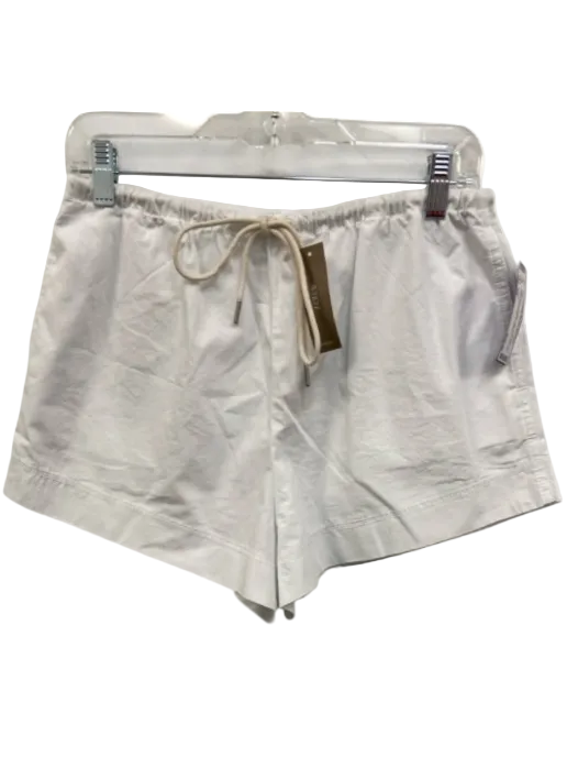 J. Crew Size XS White Cotton High Rise Pockets Drawstring Waist Shorts White / XS