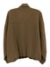 Aritzia Size L Tan Polyester Cupro Lining Bomber Front Zip Jacket Tan / L
