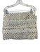 J.Crew Collection Size S/6 White Gold Cotton Short Sleeve Paillettes Skirt Set White Gold / S/6