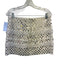 J.Crew Collection Size S/6 White Gold Cotton Short Sleeve Paillettes Skirt Set White Gold / S/6