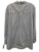 Frank & Eileen Size M White & Blue Cotton Long Sleeve Button Up & Collar Top White & Blue / M