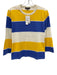 J. Crew Size M yellow blue white Cotton Long Sleeve Striped Top yellow blue white / M