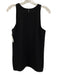 Vince Size S Black Polyester Keyhole Back Sleeveless Split Hem Top Black / S