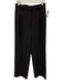 Aritzia Size 6 Black Polyester Blend Pleated Waist pleat front Wide Leg Pants Black / 6