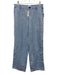 Madewell Size 4 Light Blue Linen High Rise Zip & Button Wide Leg Pants Light Blue / 4