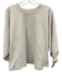 Rachel Comey Size XS/S Ivory Cotton Raw Hem Crew Neck Half Sleeve Sweatshirt Top Ivory / XS/S