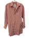 Frank & Eileen Size XS Red & White Linen Patch Pocket Stripe Button Down Dress Red & White / XS