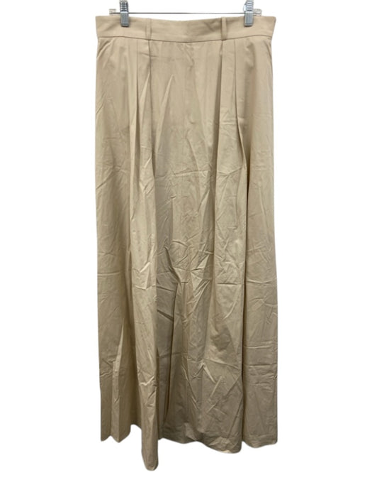 Rohe Size 38 / S Beige Cotton Pockets Belt Loops corset Maxi Dress Beige / 38 / S