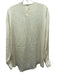 Equipment Size M White Silk Satin Button Close pocket Long Sleeve Top White / M