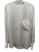 Equipment Size M White Silk Satin Button Close pocket Long Sleeve Top White / M