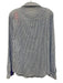 Lilly Pulitzer Size L Blue & White Cotton Blend Pockets Stripe Long Sleeve Top Blue & White / L