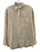Apiece Apart Size XS Yellow & Cream Cotton & Linen Button Down Stripe pocket Top Yellow & Cream / XS