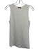 Vince Size S White Triacetate Ribbed Collar Sleeveless Top White / S