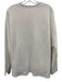 Frank & Eileen Size M White Cotton Raw Edge Long Sleeve Sweater White / M