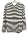 J. Crew Size S Navy Blue & White Cotton Stripe Boatneck Long Sleeve Sweater Navy Blue & White / S